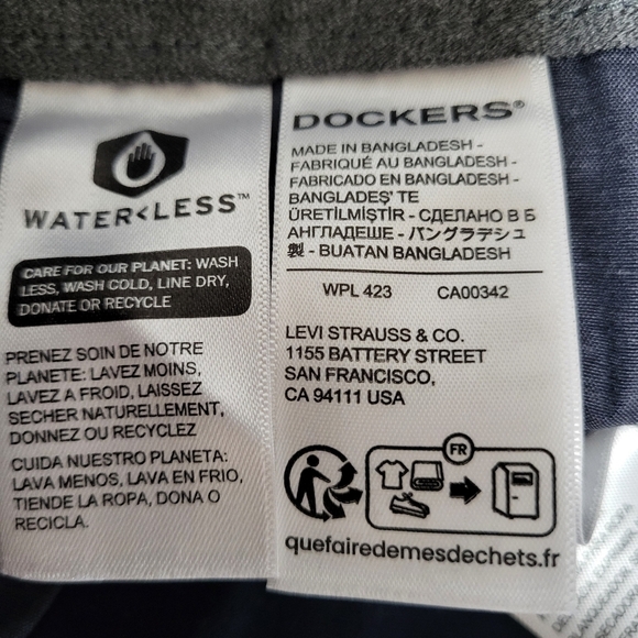 Dockers Men's Navy Flex Comfort Classic Fit Pants Size 40x29 - Picture 7 of 9